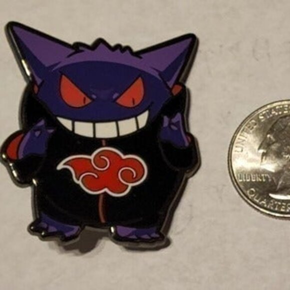 Limited Edition Naruto Akatsuki Itachi x Pokemon Gengar Enamel Pin - Collectible - Picture 4 of 6
